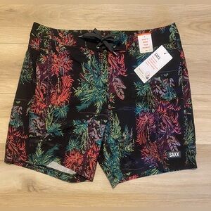 SAXX BETAWAVE 2N1 Boardie 17” *nwt Size 32